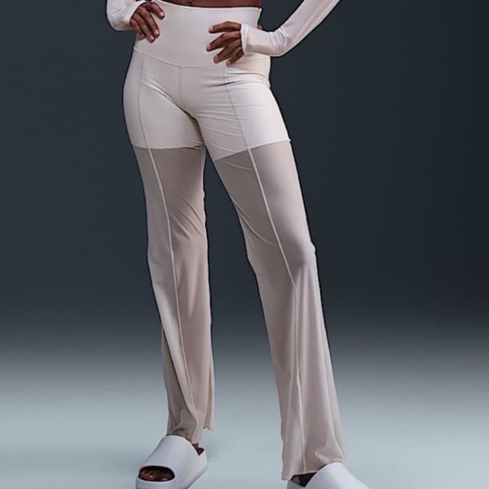 Nike Zenvy Beige Women's Flare Pants